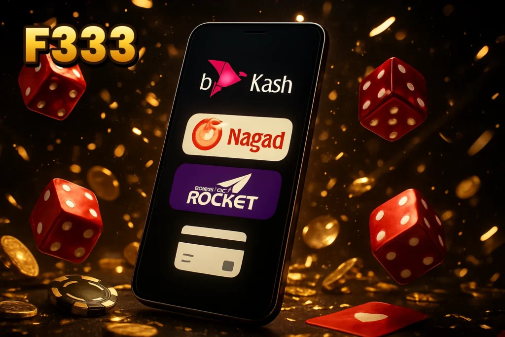 F333 – Secure deposit and withdrawal methods for the F333 app in Bangladesh, featuring popular local payment options.