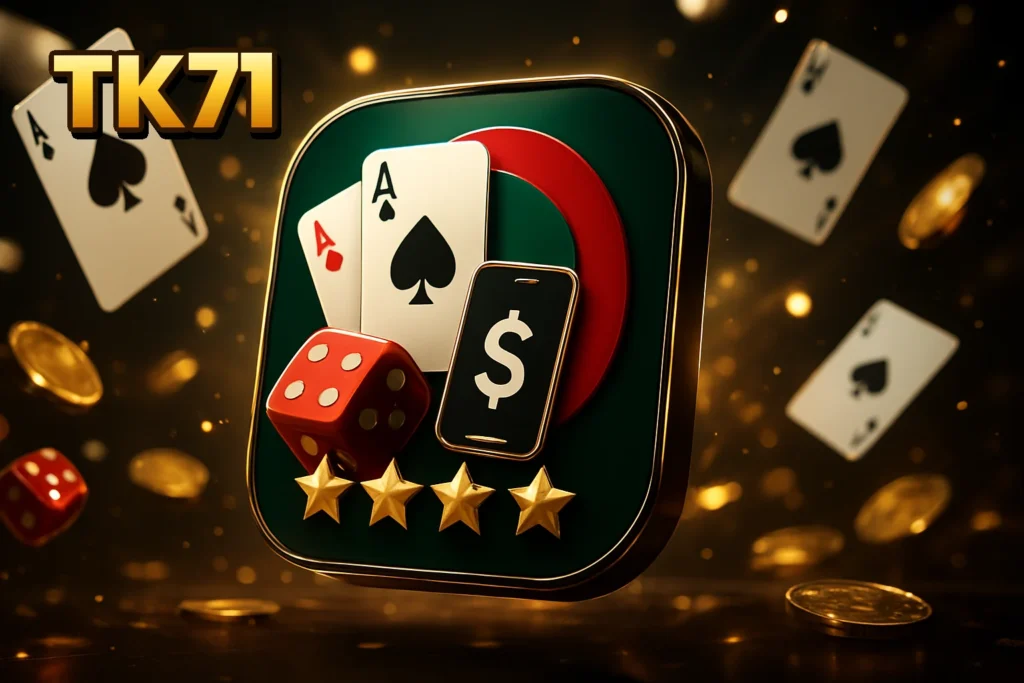 TK71 – Abstract design elements representing Bangladeshi player preferences and popular gaming features on the platform.