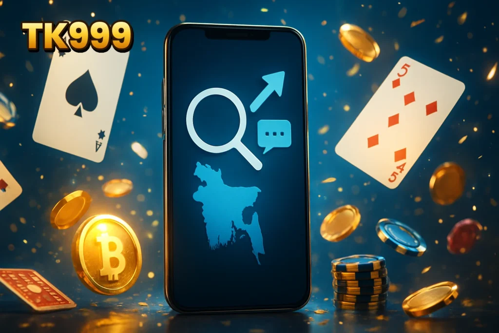 TK999 – TK999 app user interest in Bangladesh, indicated by search trends and engagement indicators.